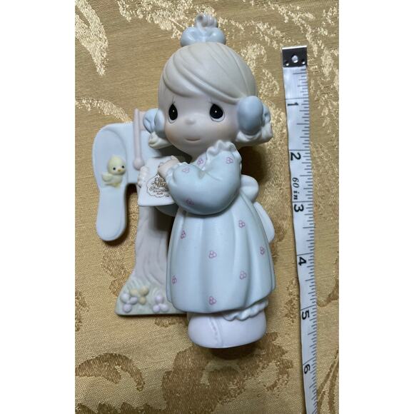 Precious Moments Figurine Sharing the Good News Together 1990 #C0111 Collectors - Picture 8 of 8